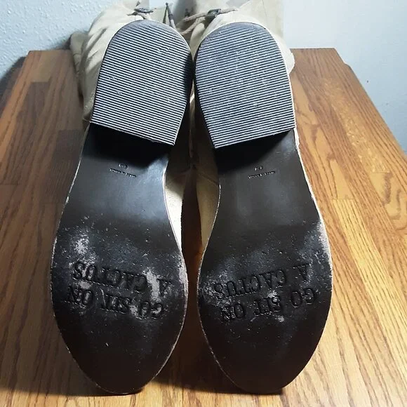 Matisse Sued Bolo Boots - Beige - Picture 2 of 10